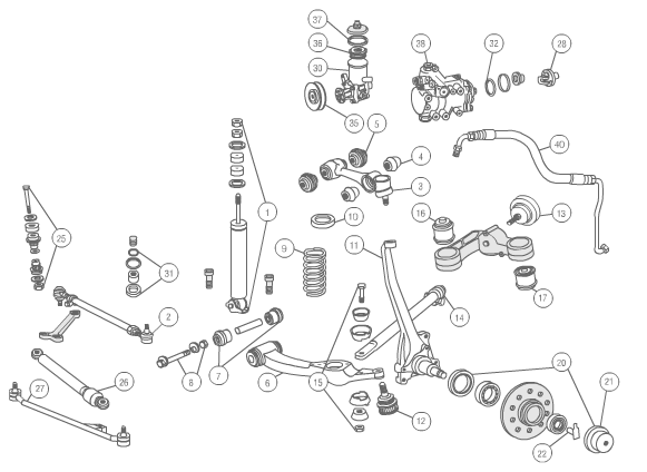 Determining Parts Needed For Loose 126 Front Suspension Suspension Problem Mercedessource Com
