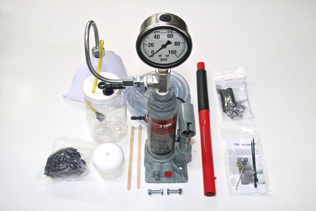 CIS Gas Fuel Injector Spray Pattern Tester and Nozzle Cleaner