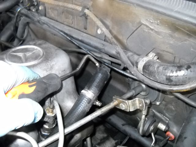 Removing Stuck Radiator and Coolant Hoses | Engine Problem ... mercedes benz 450sl diagrams 