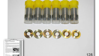 For Mercedes R107 W116 W123 W201 Genuine Fuel Injector Seal Nozzle Holder Kit