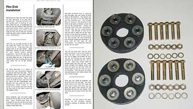 190E Driveline Flex Disk Kit with Instructions new